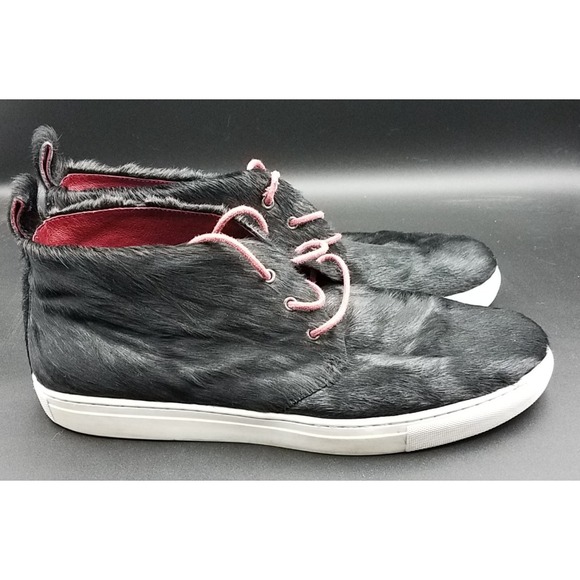 Harris Andrews Pony Chukka‎ Boot Black Lorain Calf Hair Sneakers Sole Size 13M main image 10